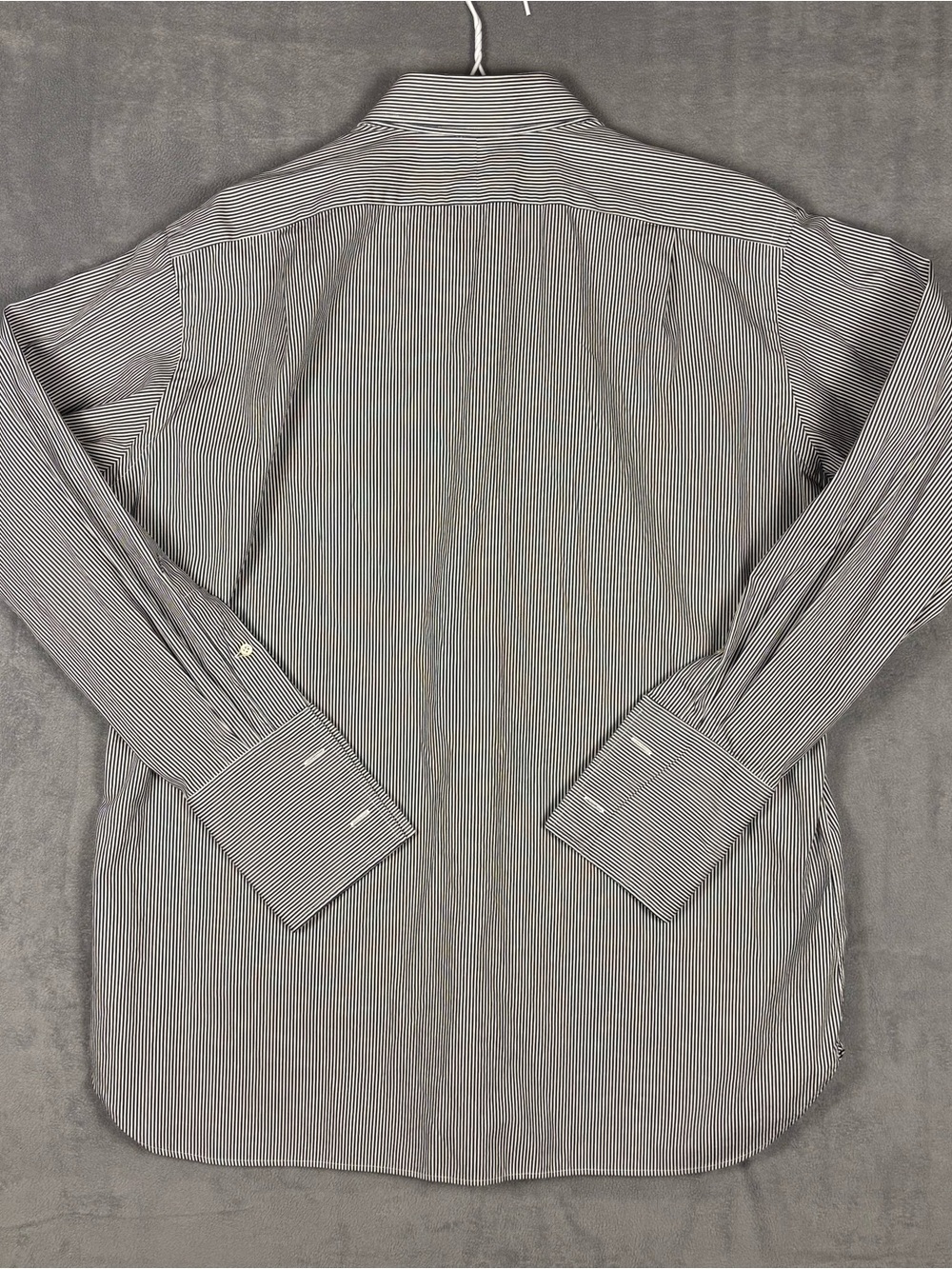 Polo Ralph Lauren Regent Dress Shirt 16.5 33 Striped French Cuff Mens Classic - Picture 9 of 9